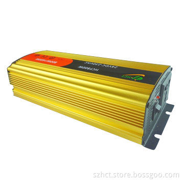 Modified Sine Wave Power Inverter, 800W Rated, 1,600W Peak Output, Fast Start and Soft Start